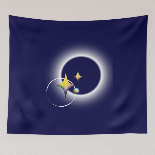 Item preview, Grainy Cosmic Stars Afloat in Dark Space designed and sold by minefully.