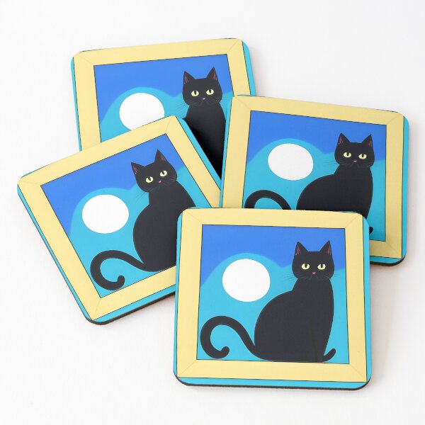 Item preview, Framed Cat with the Moon designed and sold by NitaBond.