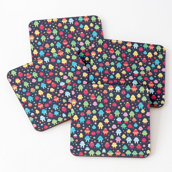 Item preview, Kawaii Cute Pixel Emoji Character Pattern designed and sold by AeonAcademy.