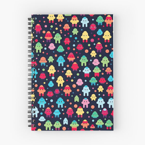 Item preview, Kawaii Cute Pixel Emoji Character Pattern designed and sold by AeonAcademy.