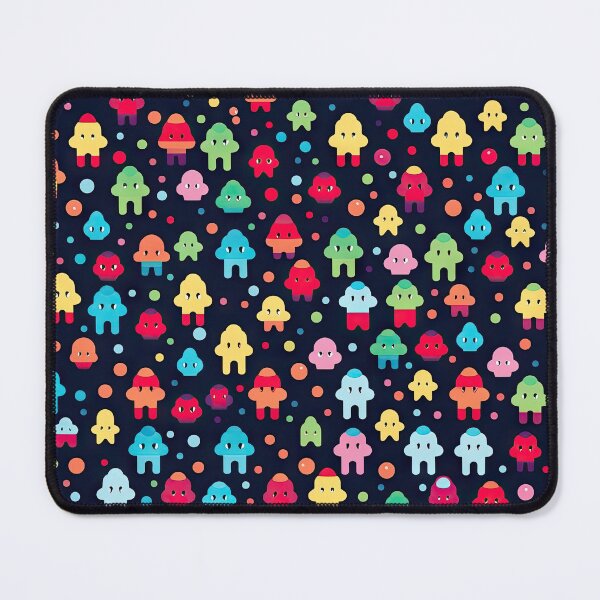 Item preview, Kawaii Cute Pixel Emoji Character Pattern designed and sold by AeonAcademy.