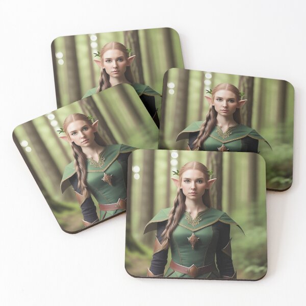 Item preview, Young female elf print designed and sold by AudreyTM.