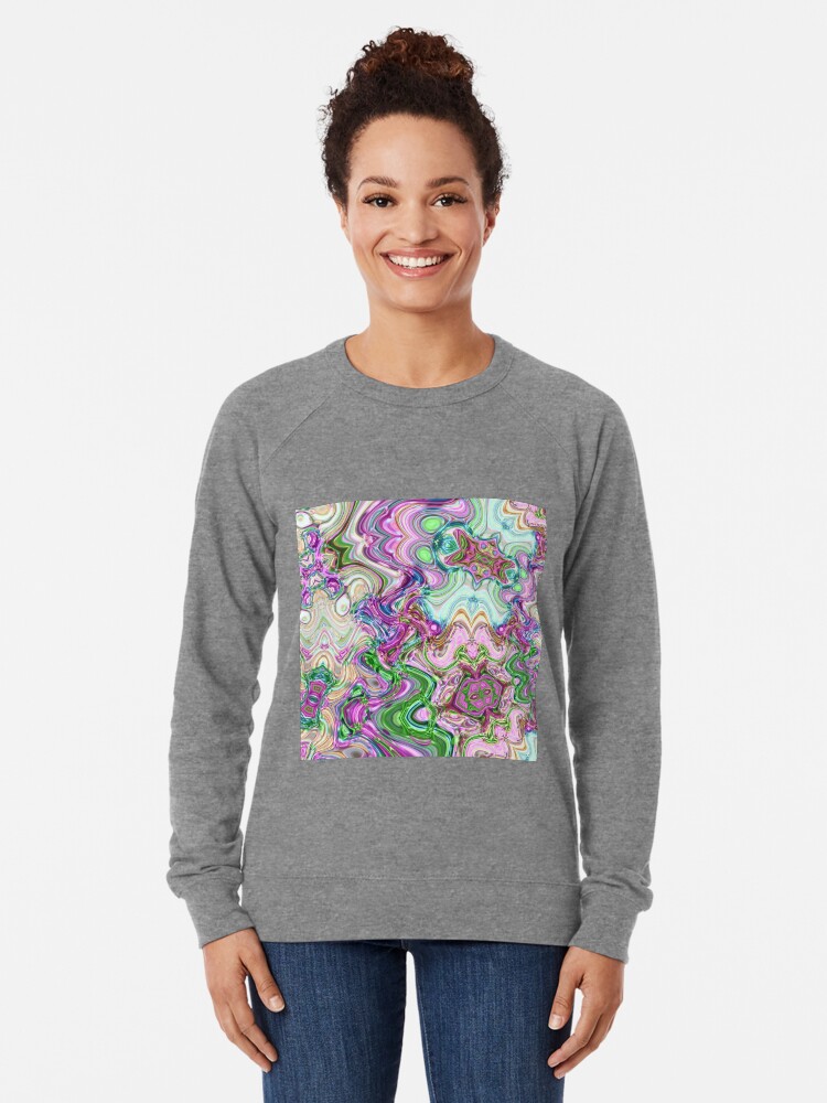 Alternate view of Transcendental Abstracts Lightweight Sweatshirt
