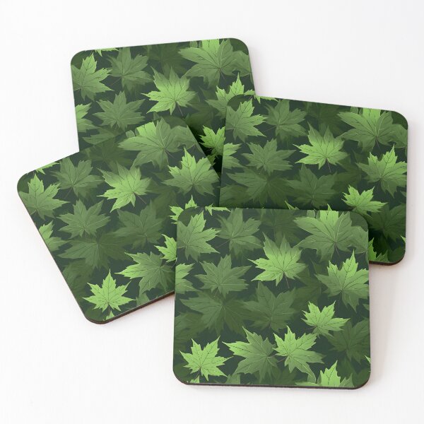 Item preview, Green Leaves Pattern 18 designed and sold by DigitalPatternx.