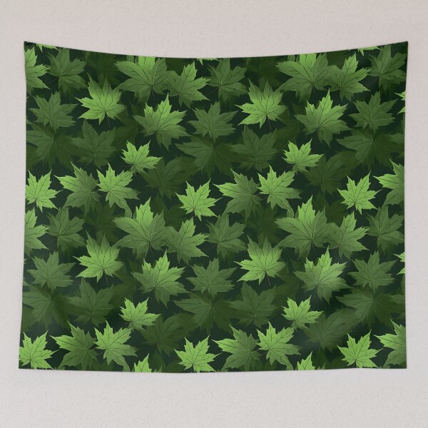Item preview, Green Leaves Pattern 18 designed and sold by DigitalPatternx.