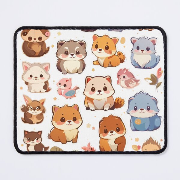 Item preview, Charmingly Kawaii Critters: Adorable Animals Collection designed and sold by irosh madushan.