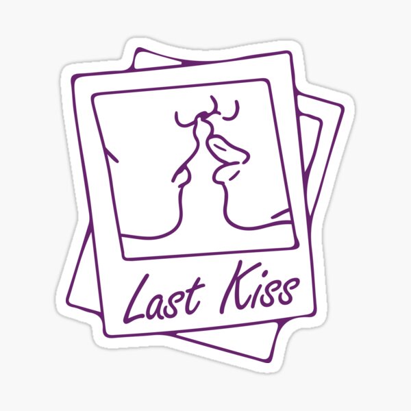 I never thought wed have a last kiss Speak Now - Taylor Swift  Sticker for  Sale by bombalurina