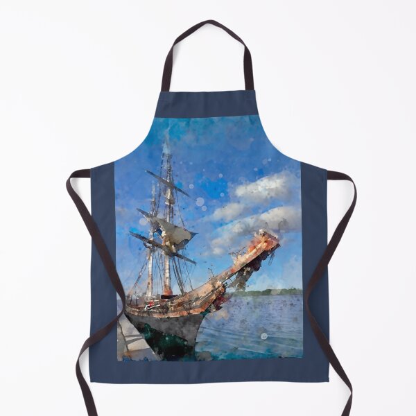 Item preview, Historical ship - watercolour designed and sold by Kate1art.
