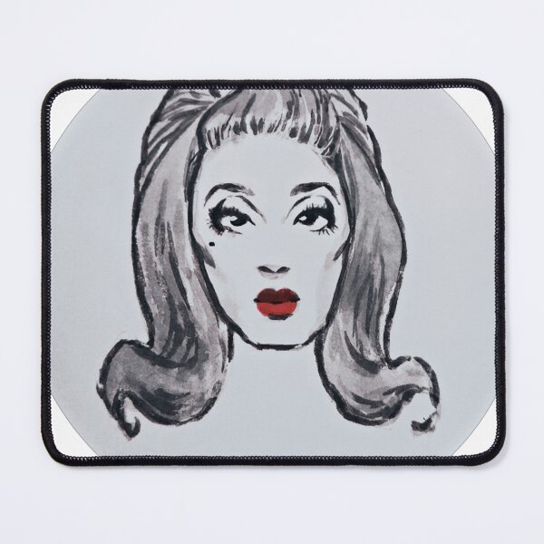 Item preview, bianca del rio black and white pinup portrait designed and sold by bananalmn.