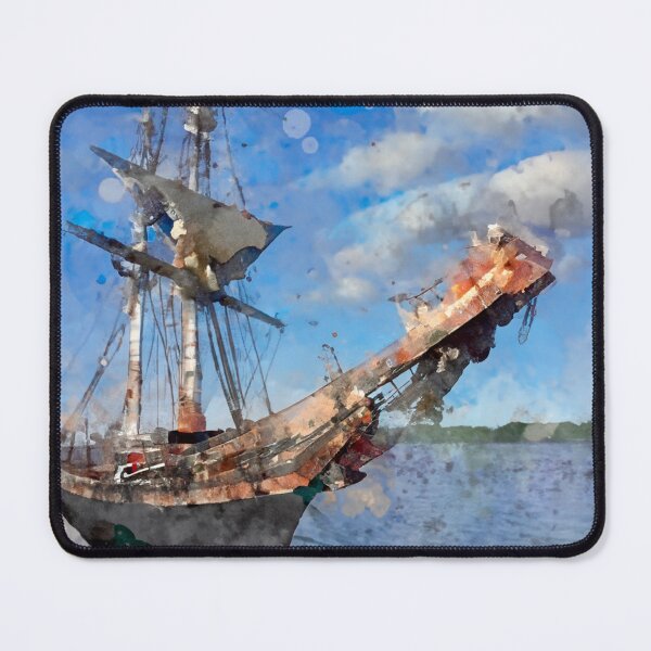 Item preview, Historical ship - watercolour designed and sold by Kate1art.