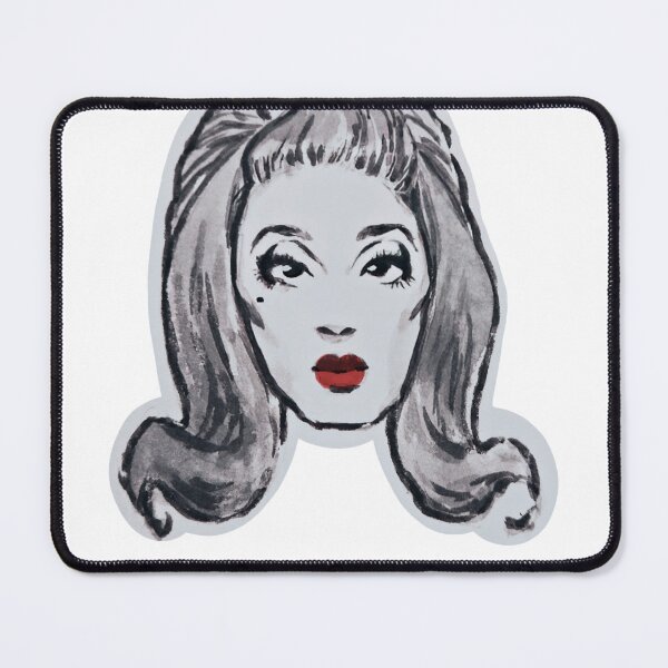 Item preview, bianca del rio black and white pinup portrait designed and sold by bananalmn.