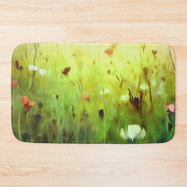 Item preview, The Patchwork Meadow - Green designed and sold by ArtSea-Bubble.