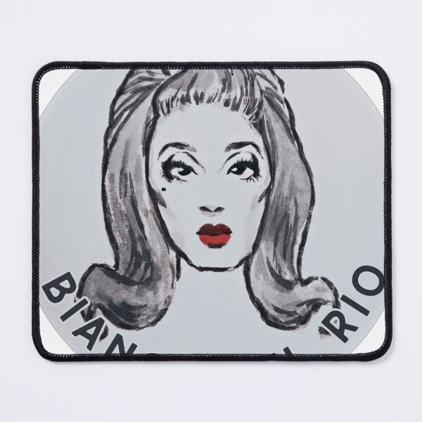 Item preview, bianca del rio black and white pinup portrait designed and sold by bananalmn.
