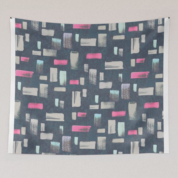 Item preview, Brush strokes free blue designed and sold by Alessandro Remo Mazzoni Remotextiles.