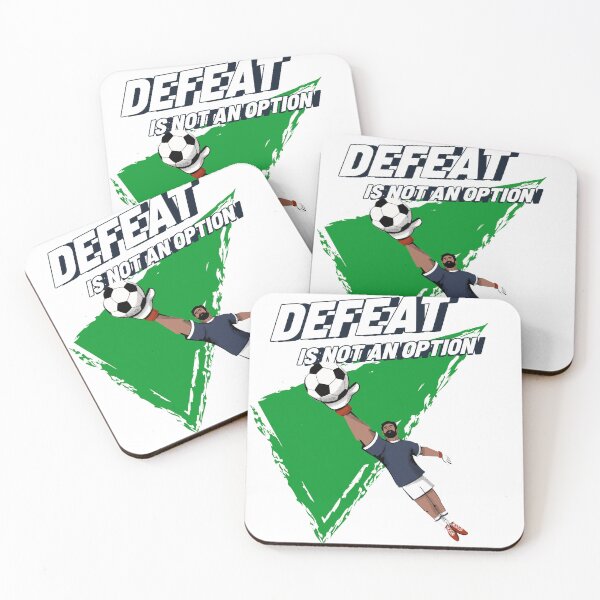 Item preview, Defeat is not an option soccer player designed and sold by RokuCreations.