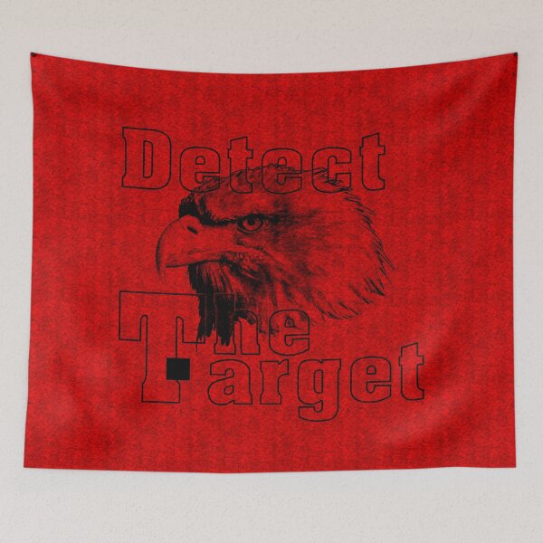 Item preview, Eagle head on red background with text designed and sold by Bigrow.