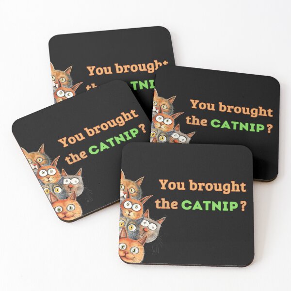 Item preview, Cats high on catnip  designed and sold by FatBirdie.
