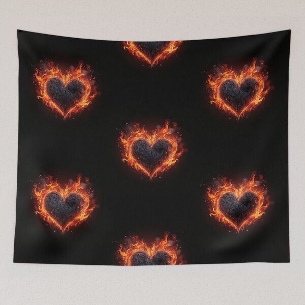 Item preview, Heart on fire designed and sold by RodoArtDs.