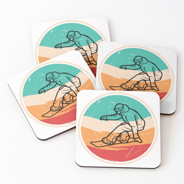 Item preview, Vintage snowboard illustration designed and sold by ColorDesign38.