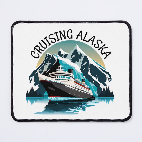 Item preview, Cruising Alaska Cruise Ship designed and sold by ColorFlowArt.