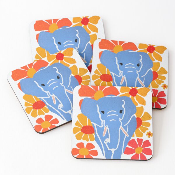 Item preview, Elephant walking in summer designed and sold by Vicky Koch.