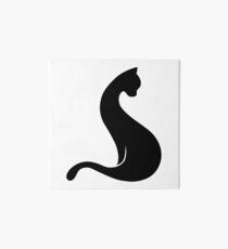 black cat Art Board