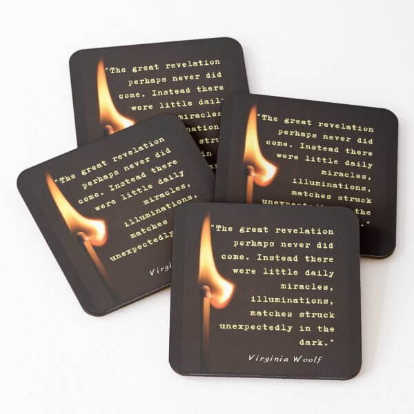 Item preview, Virginia Woolf quote: The great revelation perhaps never did come... designed and sold by artbleed.