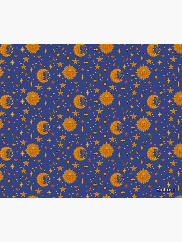 1990s sun moon doona cover