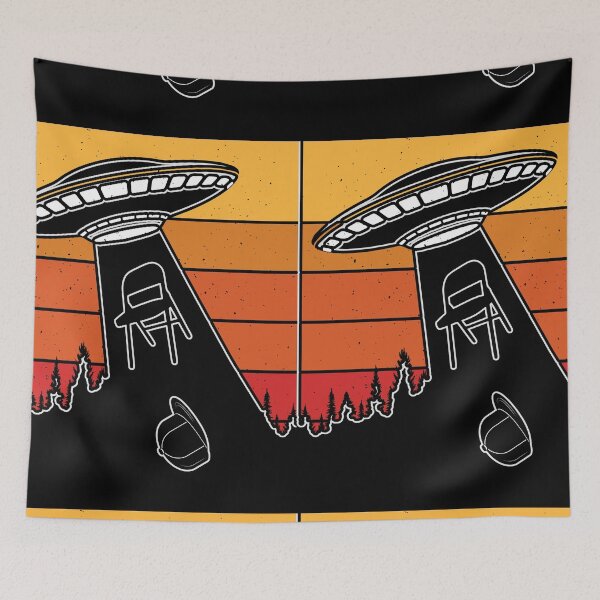Item preview, Montgomery Brawl Alabama Tea Party chair fight Aliens taking Chair and hat designed and sold by LoveYaToo.