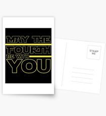 May The 4th Be With You Postcards