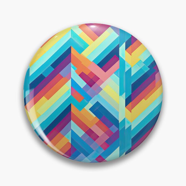 Item preview, Funky Abstract Colorful Retro Pixel Art designed and sold by AeonAcademy.