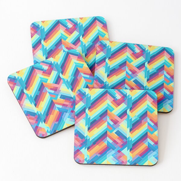 Item preview, Funky Abstract Colorful Retro Pixel Art designed and sold by AeonAcademy.