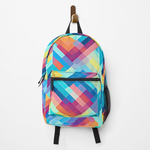 Item preview, Funky Abstract Colorful Retro Pixel Art designed and sold by AeonAcademy.