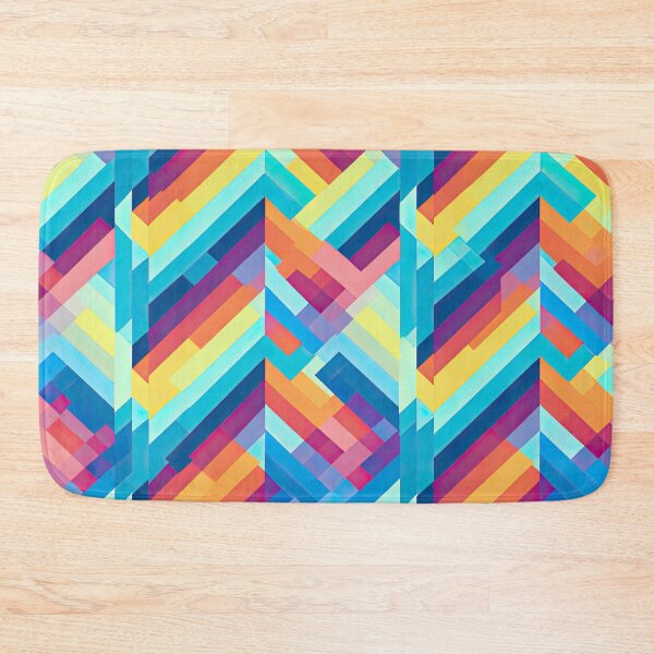 Item preview, Funky Abstract Colorful Retro Pixel Art designed and sold by AeonAcademy.