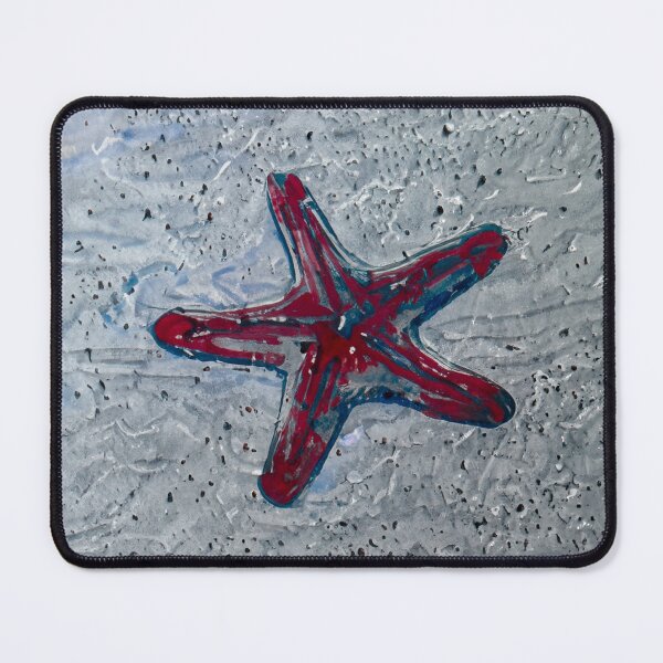 Item preview, Red starfish watercolour designed and sold by Kate1art.