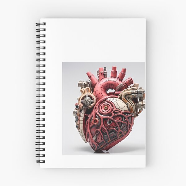 Item preview, a red and white model of a human heart designed and sold by Dark Fantasy Store.