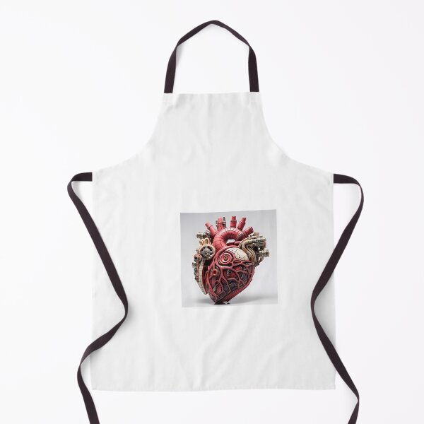 Item preview, a red and white model of a human heart designed and sold by Dark Fantasy Store.