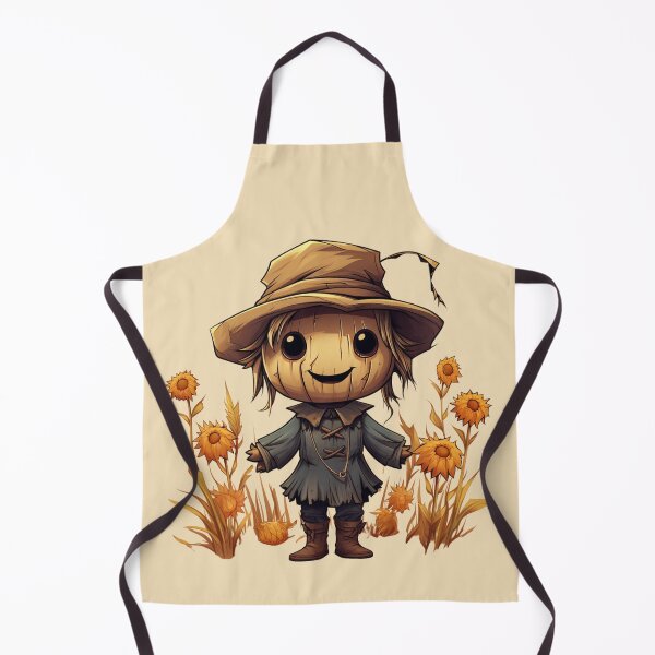 Item preview, Fields of Charm: Cute Scarecrow in Hat and Boots designed and sold by minjagoods.