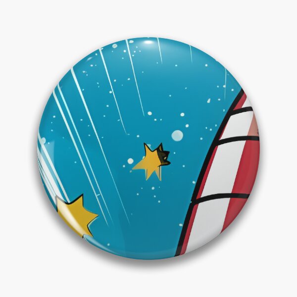 Item preview, a red and white rocket flying through the sky designed and sold by Dark Fantasy Store.
