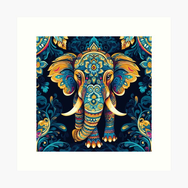 Item preview, The Graceful Magnificence of the Thai Elephant in Artistry designed and sold by nanakoe.