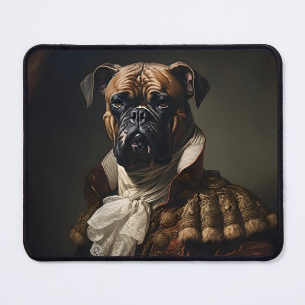 Item preview, Aristocratic Boxer Portrait Art designed and sold by ConfettiSkyArt.