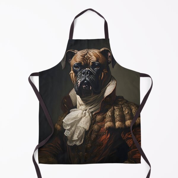 Item preview, Aristocratic Boxer Portrait Art designed and sold by ConfettiSkyArt.