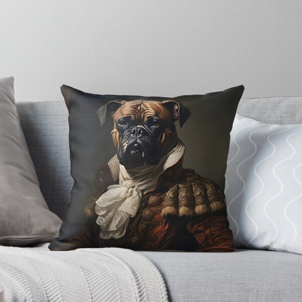 Item preview, Aristocratic Boxer Portrait Art designed and sold by ConfettiSkyArt.