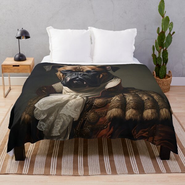 Item preview, Aristocratic Boxer Portrait Art designed and sold by ConfettiSkyArt.