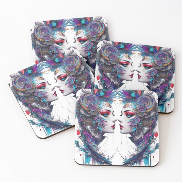 Item preview, Chromatic Dreams: Captivating Artistry of Colorful Girls designed and sold by irosh madushan.
