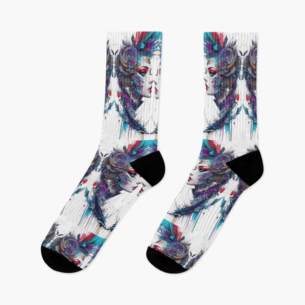 Item preview, Chromatic Dreams: Captivating Artistry of Colorful Girls designed and sold by irosh madushan.