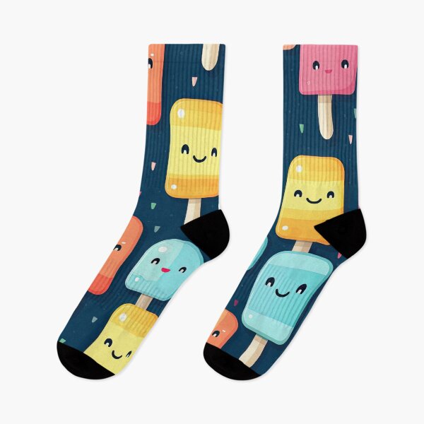 Item preview, Kawaii cute pixel popsicle pattern designed and sold by AeonAcademy.