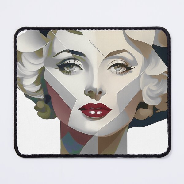 Item preview, Cubist-style portrait designed and sold by ElliOzy.