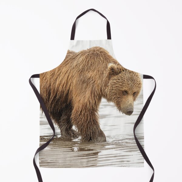 Item preview, Brown Bear Digging for Clams Alaska designed and sold by PhotoArt by Joan Carroll.