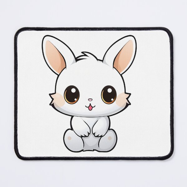 Item preview, Cute white bunny - Kawaii  designed and sold by Vansky-Art.